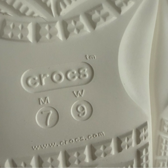 Unisex CROCS Classic Slide Sandals white/blanc 100% Original New Mens 7 Womens 9 - Picture 4 of 4